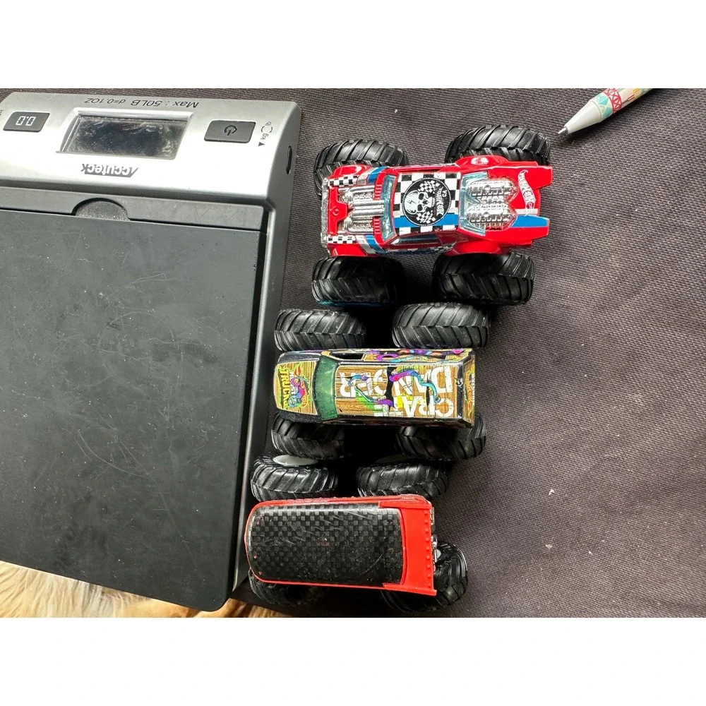 Hot Wheels Monster Trucks Lot of 3 Crate Danger VW‎ Drag Bus Night Shifter 1:64
